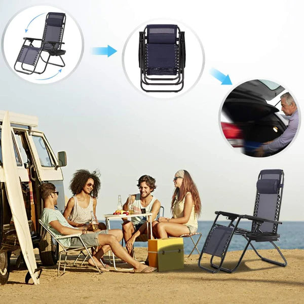OrtoComfort© Max – Cadeira Dobrável Super Reforçada (150kg) + Brindes