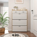 Armário de Sapatos com 3 Portas e 2 Gavetas